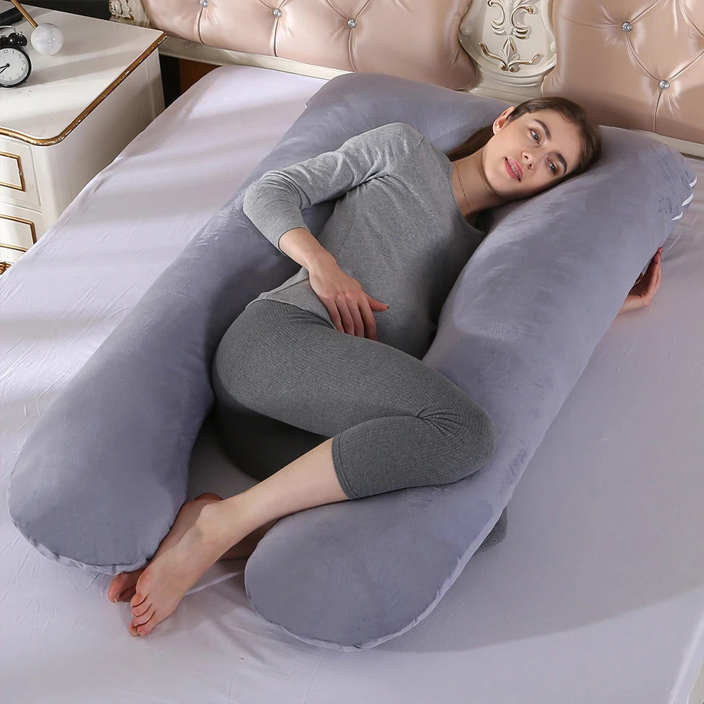 PANGDUBE Pregnancy Pillow 130*70cm Sleeping Waist