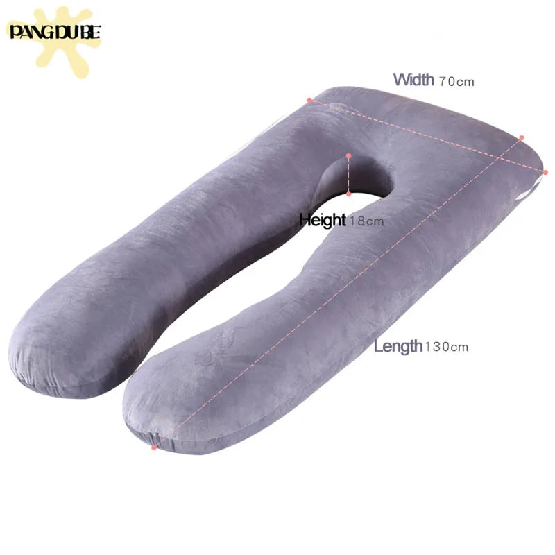 PANGDUBE Pregnancy Pillow 130*70cm Sleeping Waist