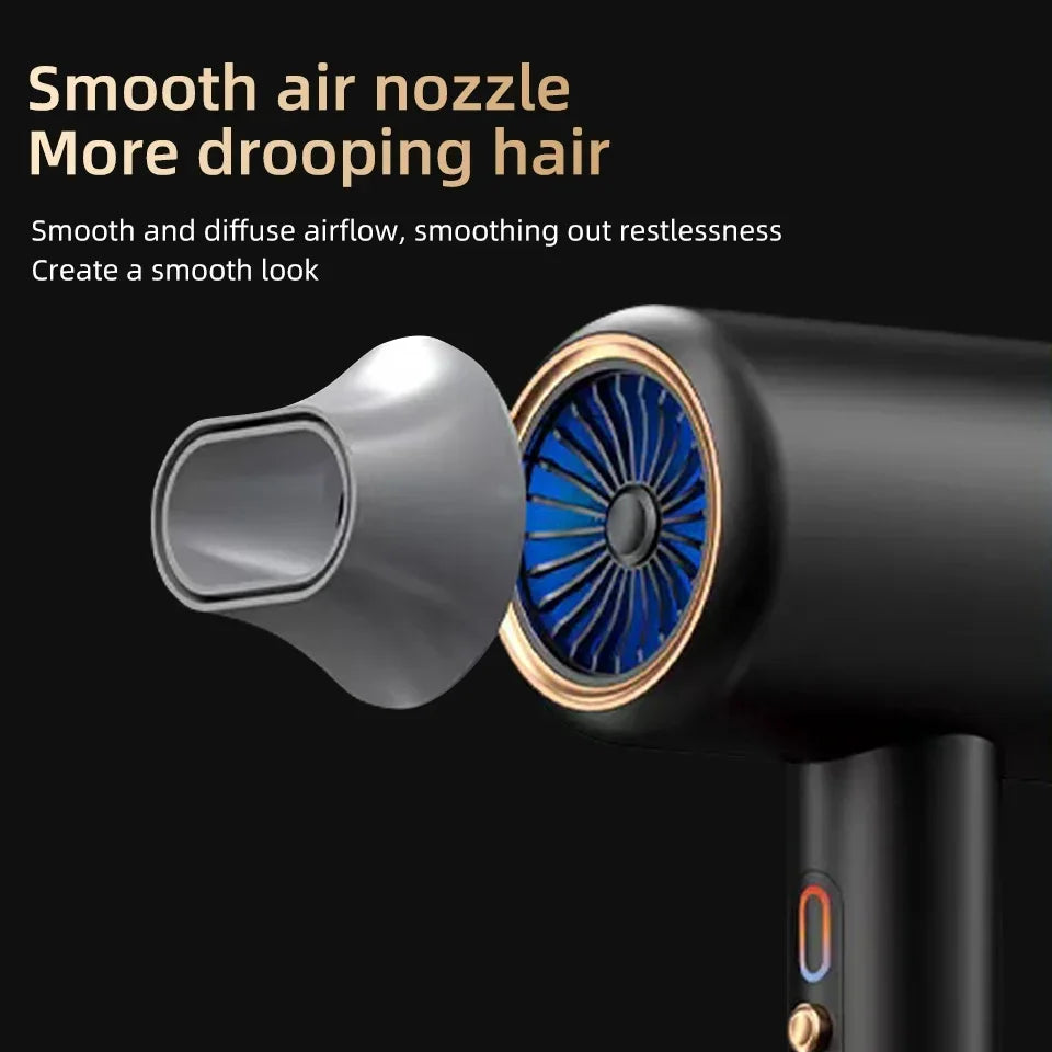 Professional Hair Dryer Hot Cold Wind Air Brush Hairdryer