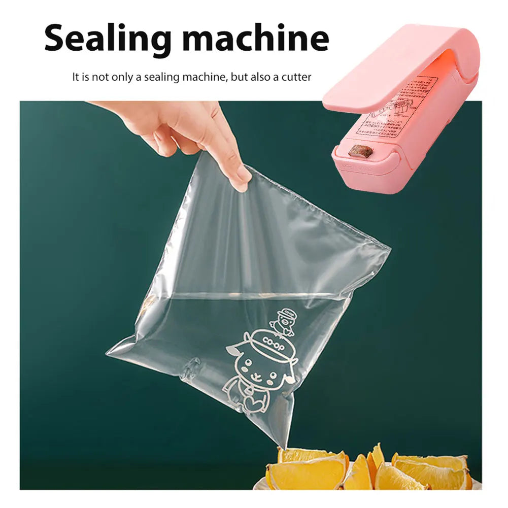 Mini Heat Bag Packaging Sealer Portable Plastic Bag Clip Sealing Machine