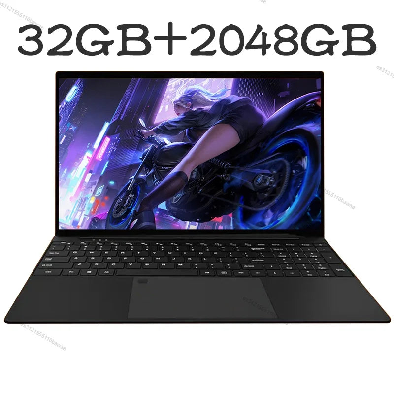 New 15.6" Inch Laptop, Windows 11 Pro N5095 1920x1080 32GB+2048 GB