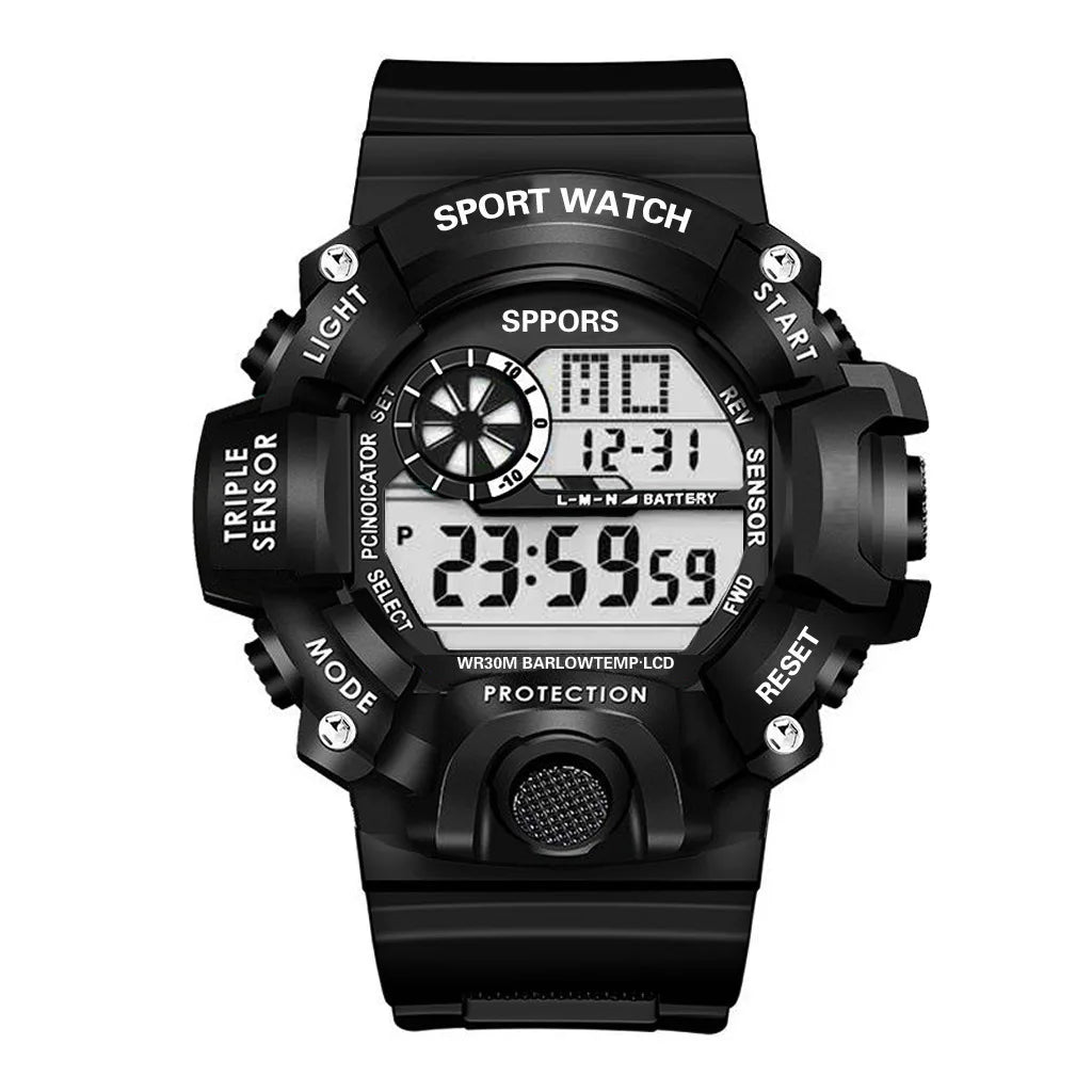 Military Digital Watch for Men Outdoor Men's Sports Watches Clock Waterproof