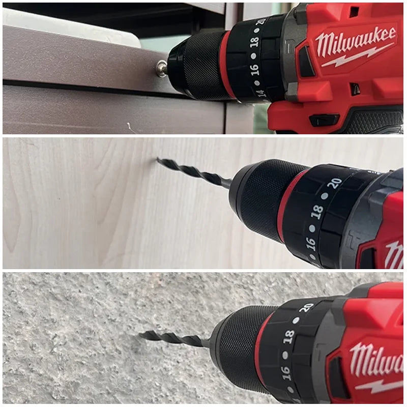 Milwaukee Brushless 18V Electric Drill 150N.mCordless Impact Drill18V Milwaukee