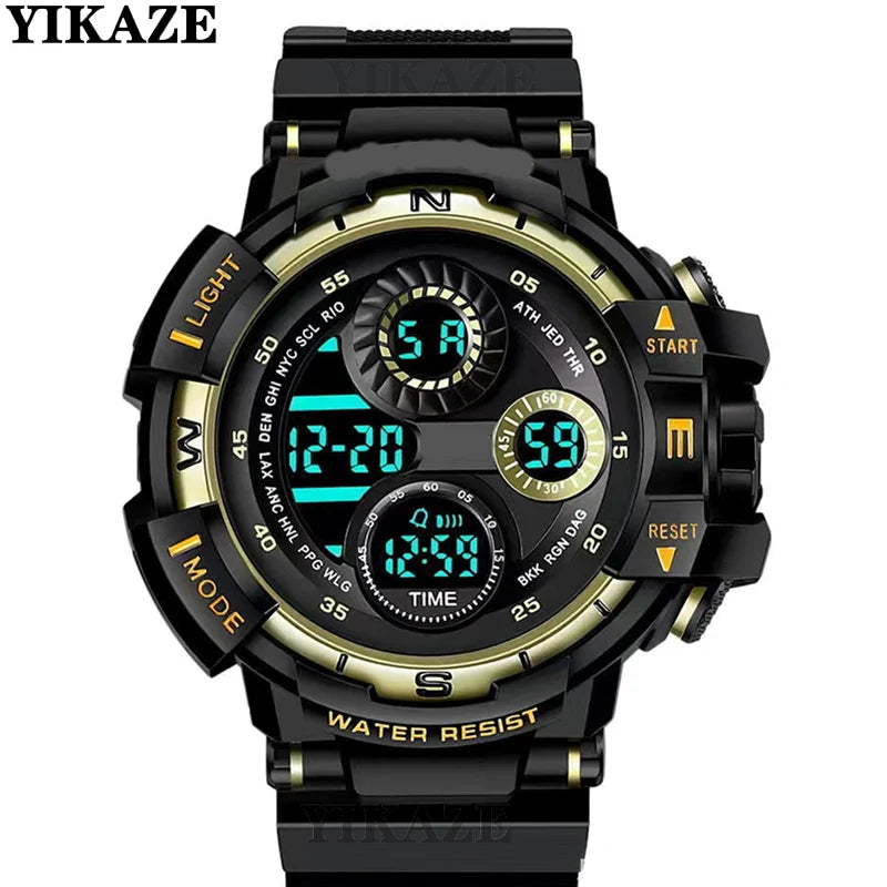 Military Digital Watch for Men Outdoor Men's Sports Watches Clock Waterproof