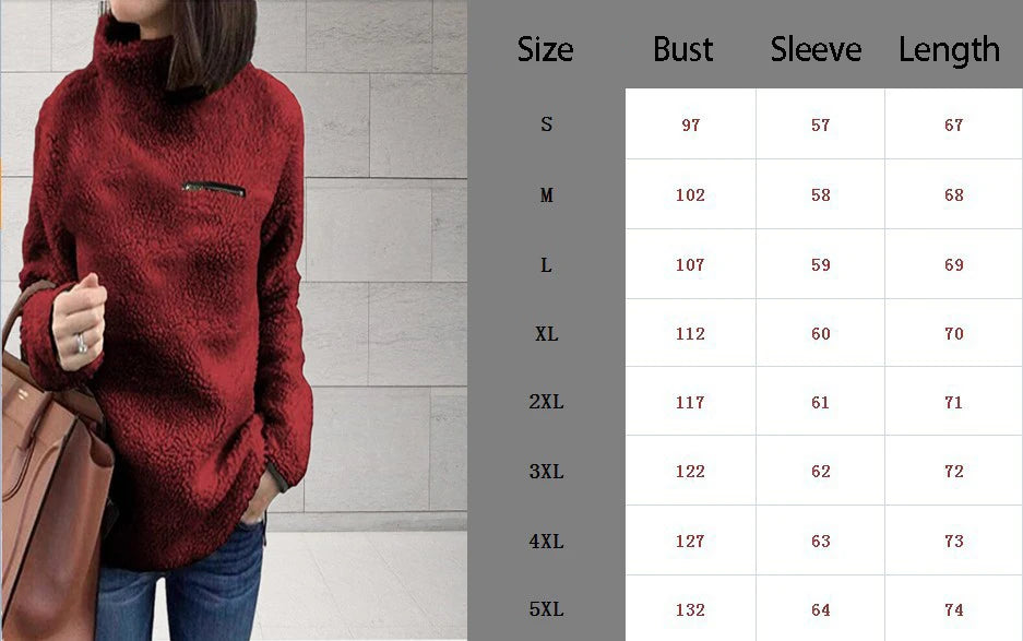 Winter Super Soft and Comfortable  Turtleneck Pullover Women's Sweater