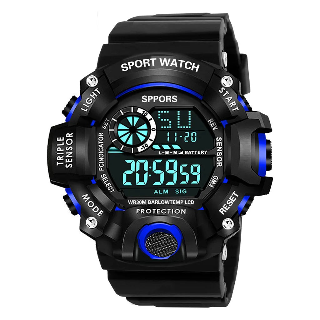 Military Digital Watch for Men Outdoor Men's Sports Watches Clock Waterproof