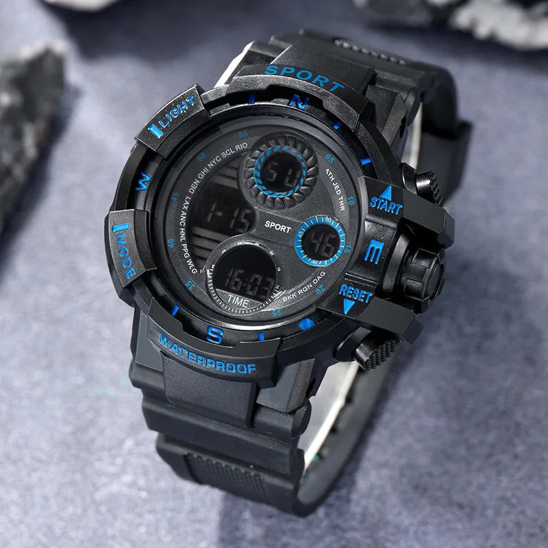 Military Digital Watch for Men Outdoor Men's Sports Watches Clock Waterproof