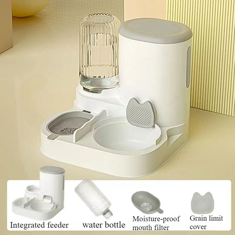 Cat bowl automatic feeder for cats, dogs, pets, water dispensers