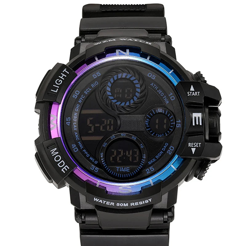 Military Digital Watch for Men Outdoor Men's Sports Watches Clock Waterproof