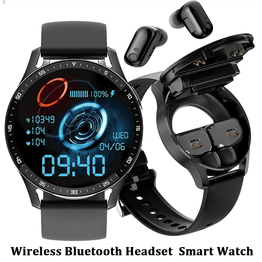 X7 2 in 1 Smart Watch With Earbuds Smartwatch TWS Bluetooth Earphone