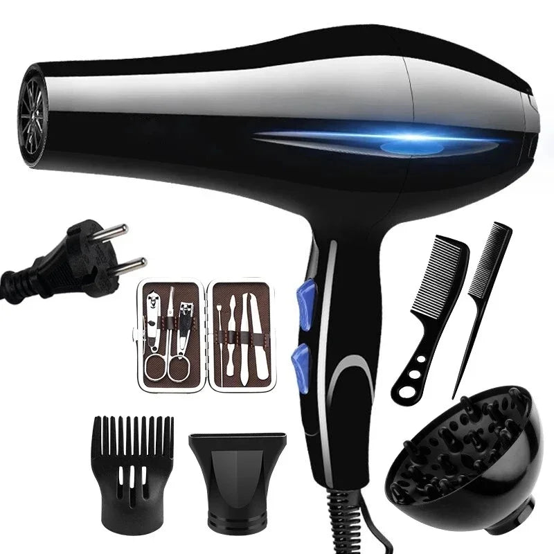 Hair Dryer 2200W Professional Powerful Hair Dryer Fast Heating Hot And Cold