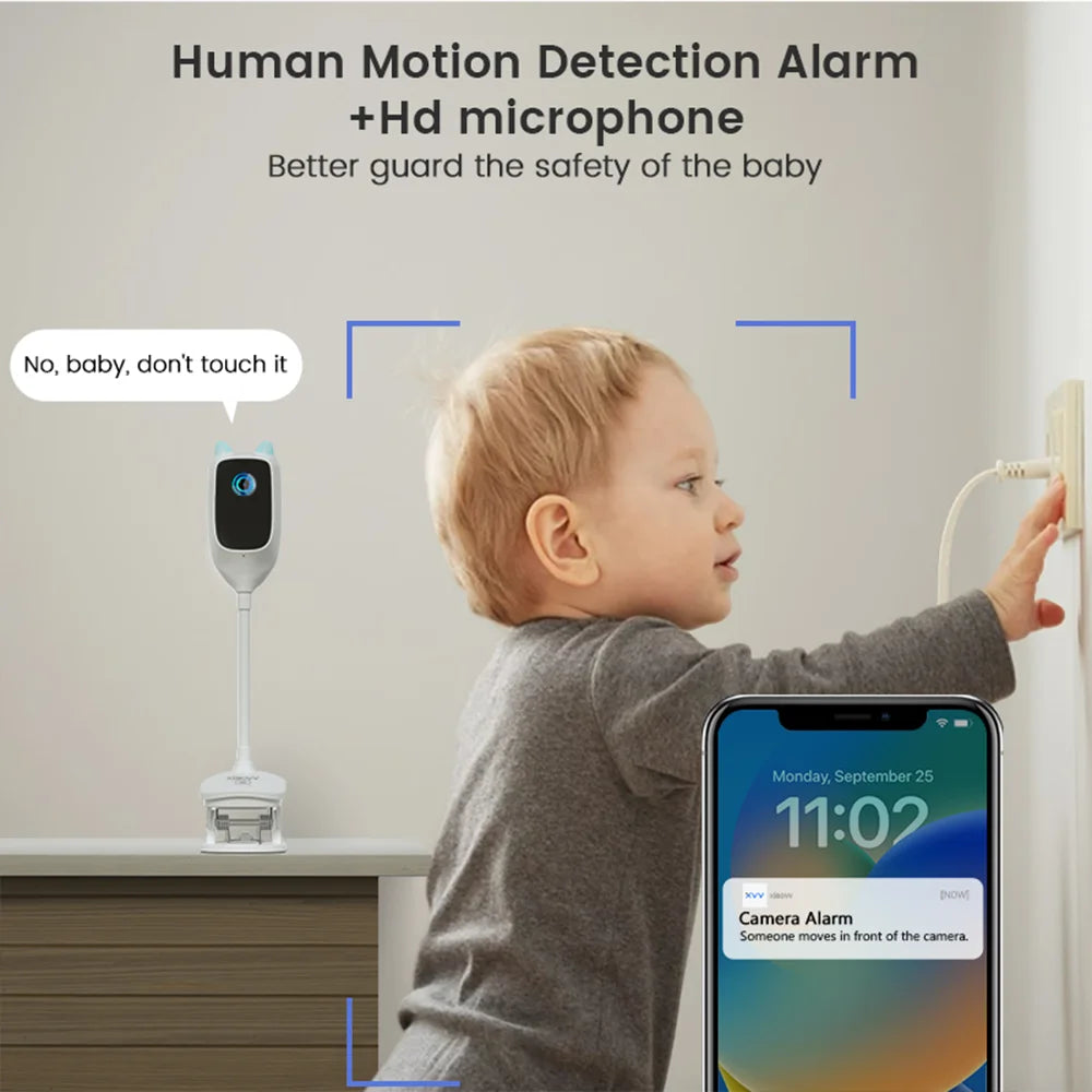 4MP 2K WiFi indoor high-definition crying detection