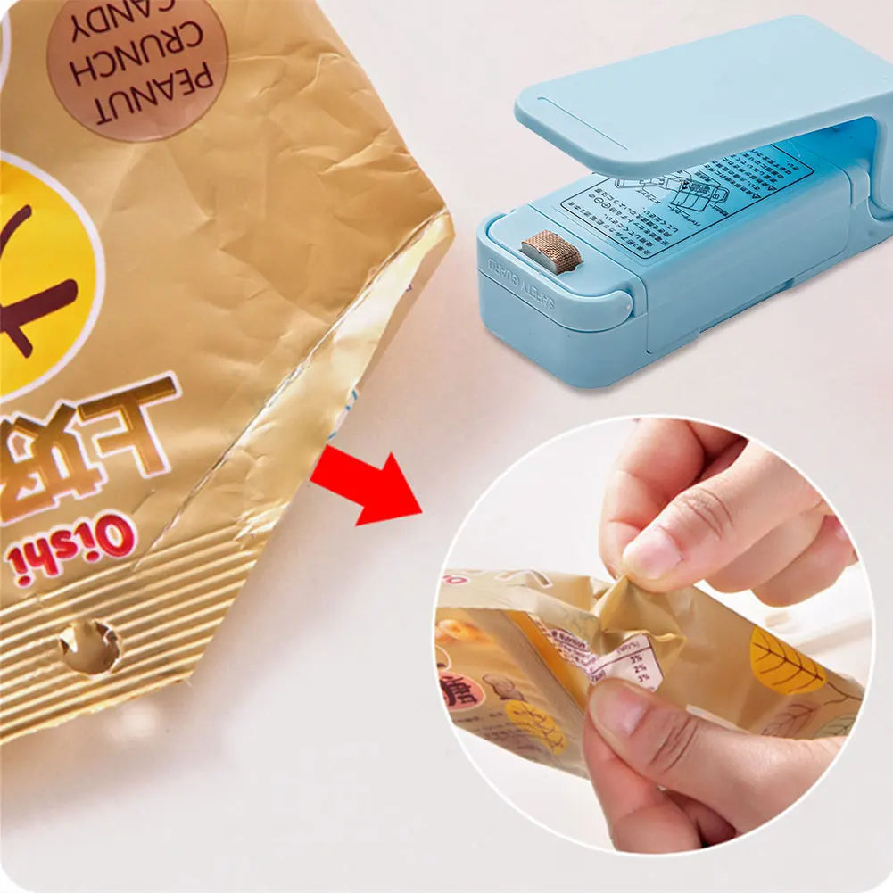 Mini Heat Bag Packaging Sealer Portable Plastic Bag Clip Sealing Machine