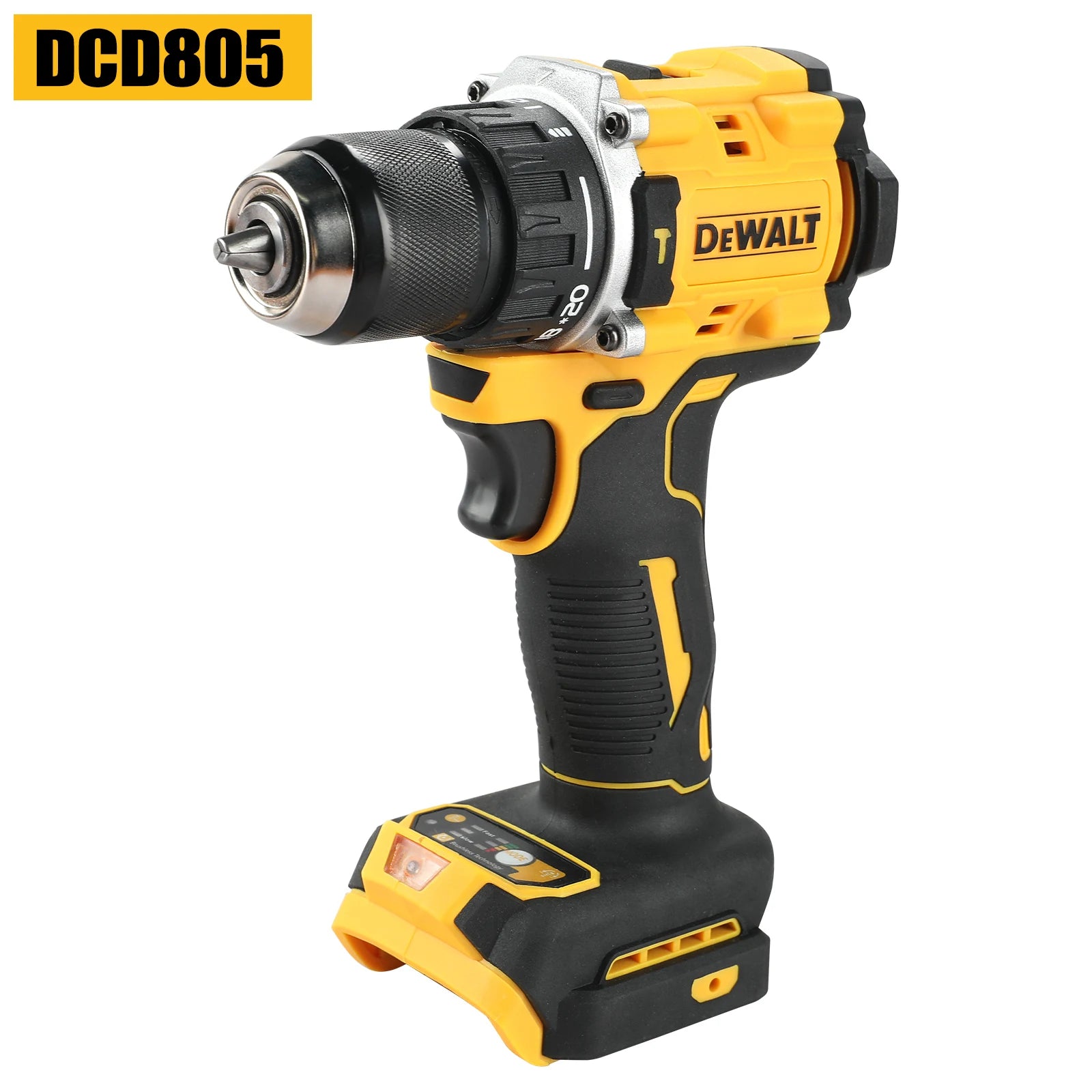 DeWalt brushless electric screwdriver, impact drill , kit DCD805 DCF850