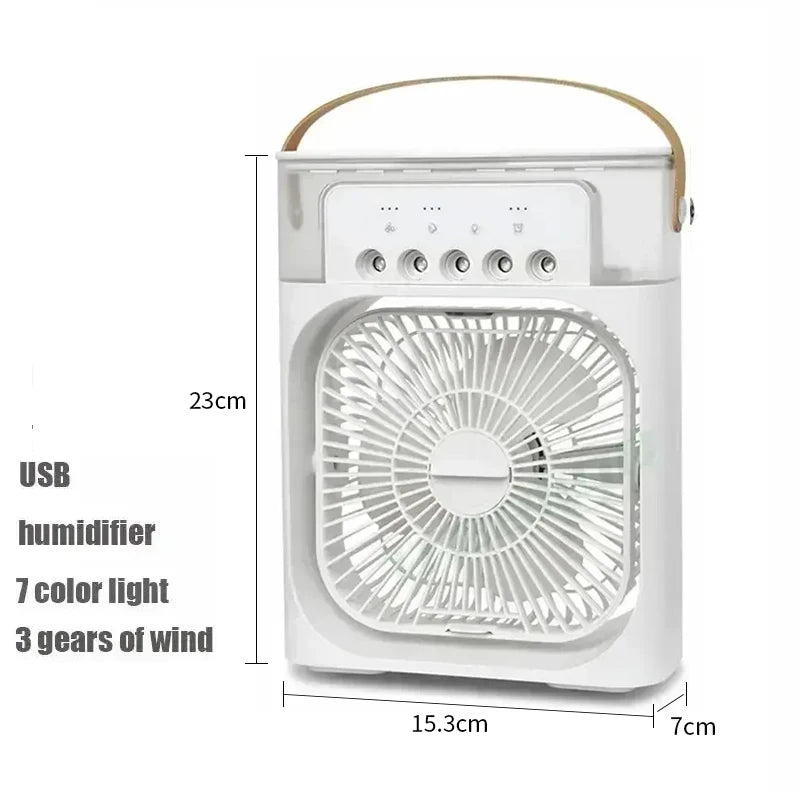 Portable 3-in-1 Humidifier Fan Mini Air Conditioner