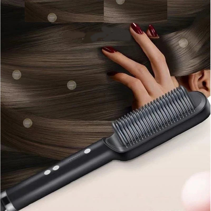 Electric Hair Straightener Brush Professional Fashion