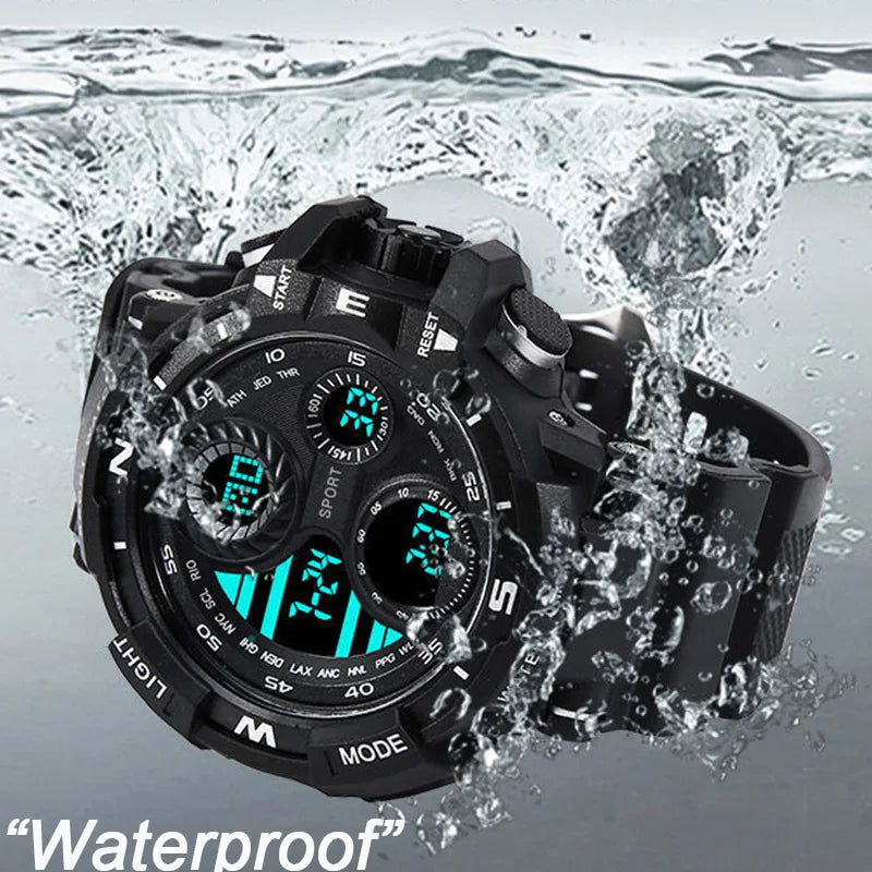 Military Digital Watch for Men Outdoor Men's Sports Watches Clock Waterproof