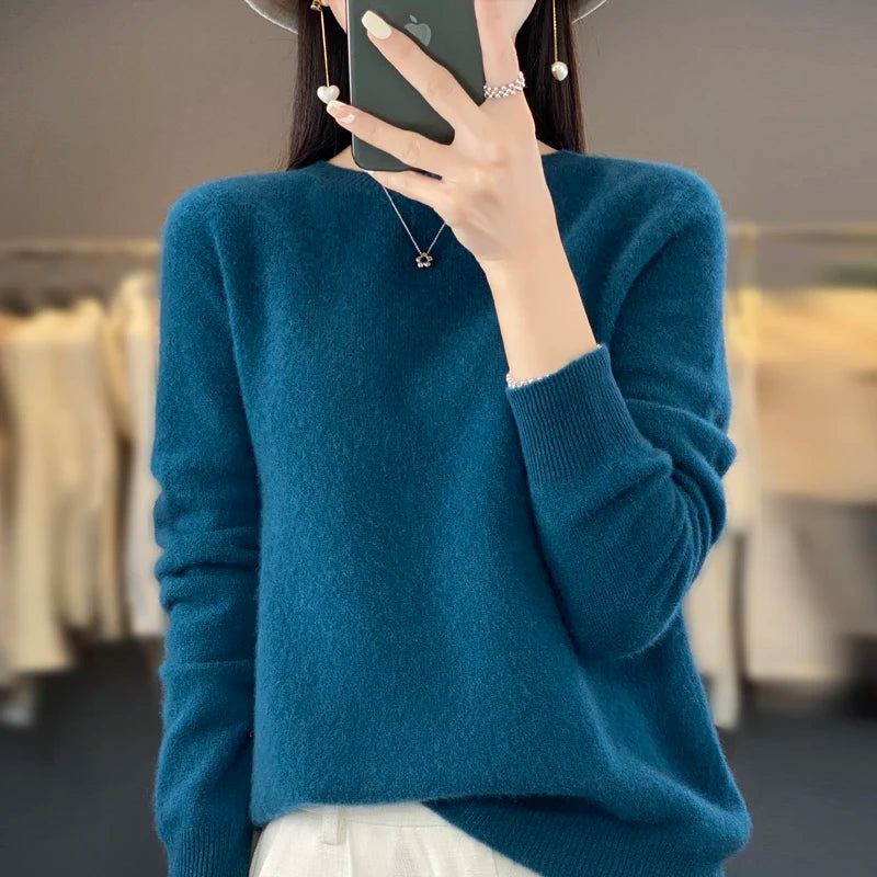 New cashmere sweater women's sweater in autumn and winter