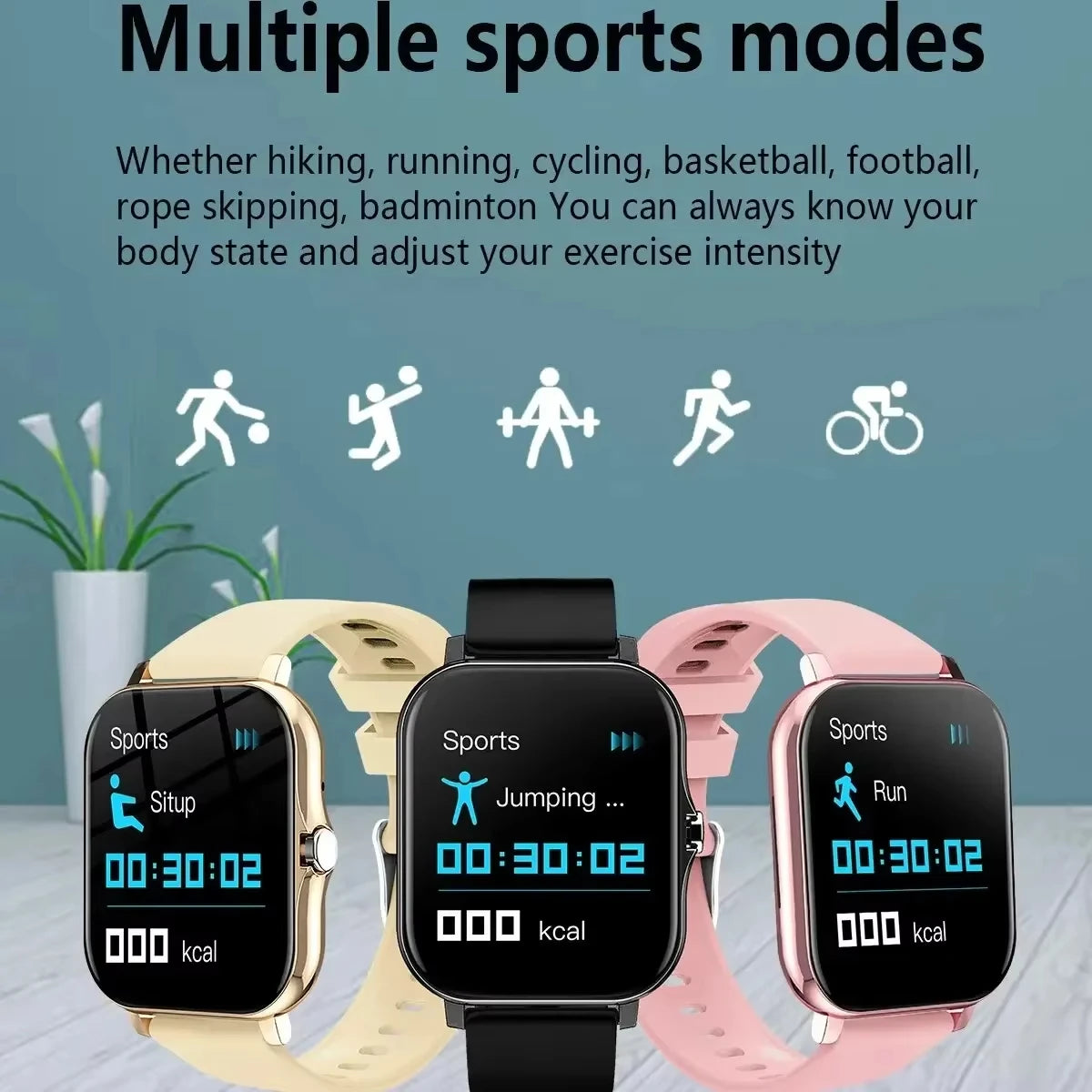 Xiaomi Smart Watch Women Men Lady Gift Sport Fitness Watches