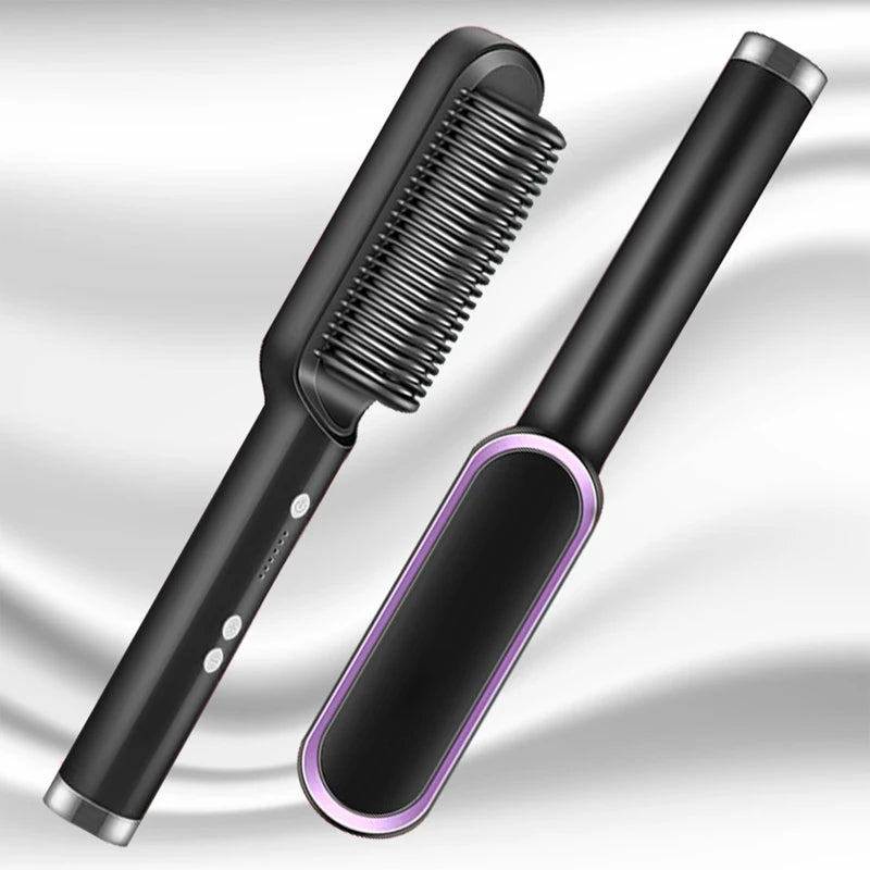 Electric Hair Straightener Brush Professional Fashion