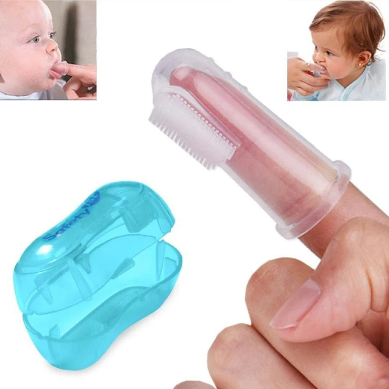 Soft Finger Toothbrush Baby Kid Oral Cleaning Teeth Care Hygiene Brush