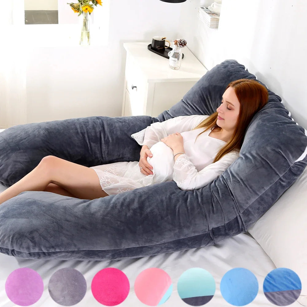 120x70cm Pregnant Pillow for Pregnant Women Soft Cushions of Pregnancy Maternity