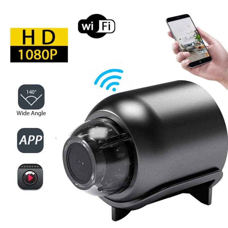 1080P HD X5 Mini WiFi Camera Included Sound Detector for Home Office