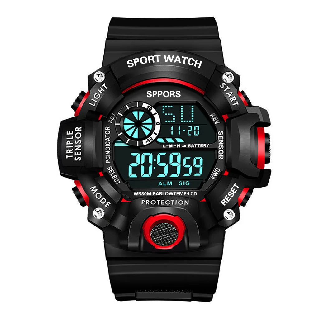 Military Digital Watch for Men Outdoor Men's Sports Watches Clock Waterproof