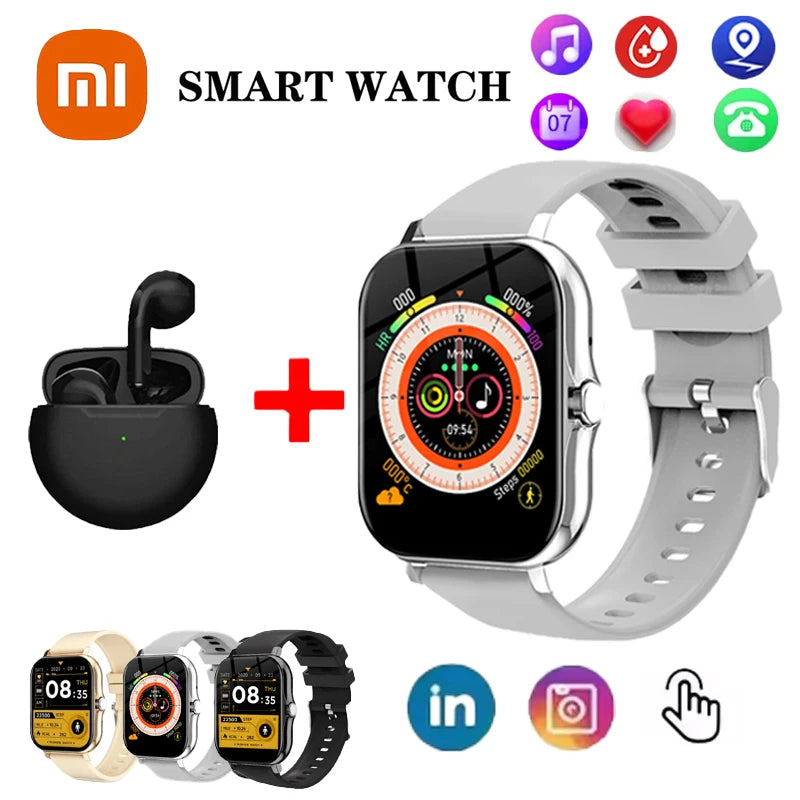 Xiaomi Smart Watch Bluetooth Call Sports Fitness Touchable Screen