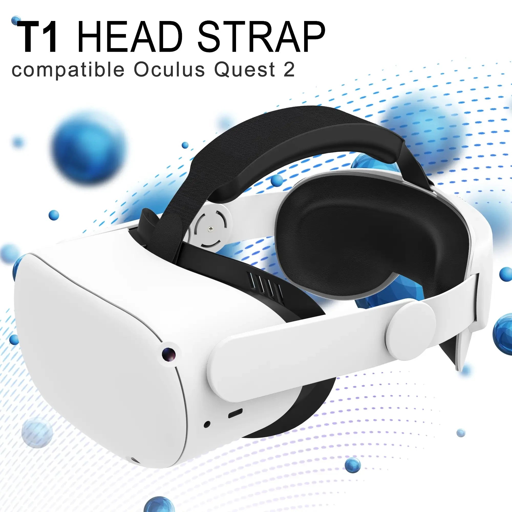 Compatible with Quest 2 Elite Strap for Enhanced Support and Comfort in VR