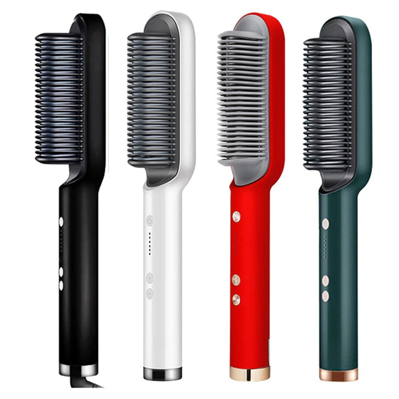 Electric Hair Straightener Brush Professional Fashion