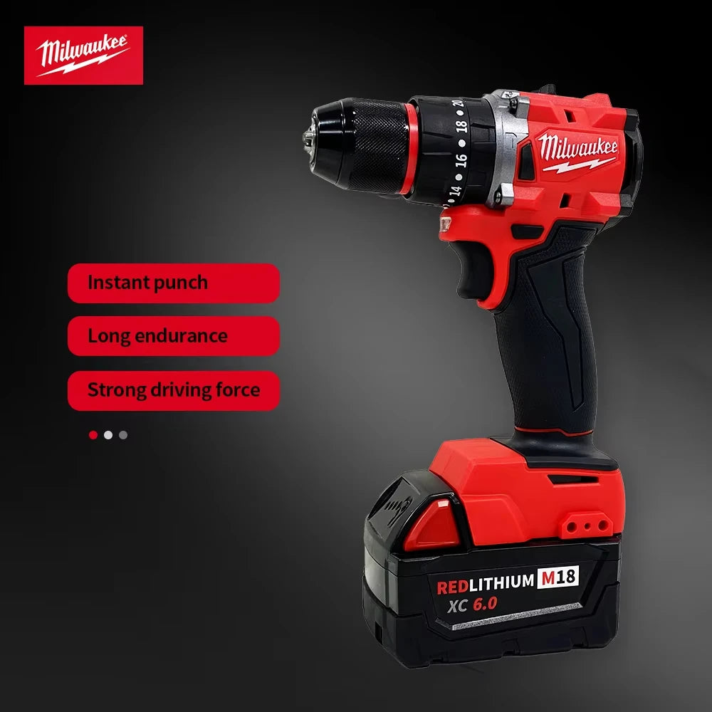 Milwaukee Brushless 18V Electric Drill 150N.mCordless Impact Drill