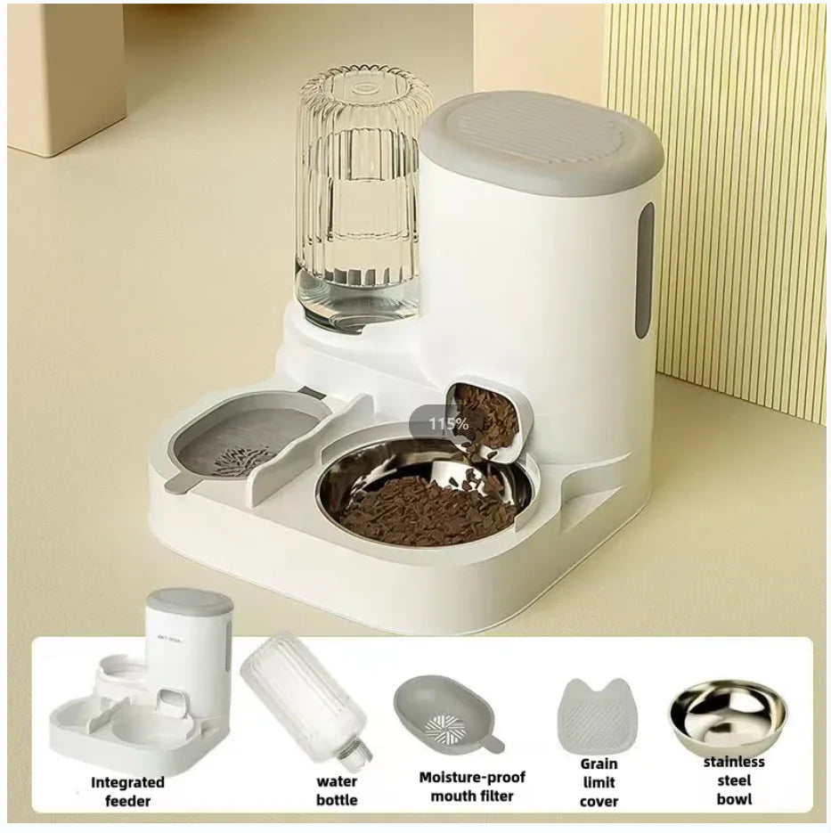 Cat bowl automatic feeder for cats, dogs, pets, water dispensers