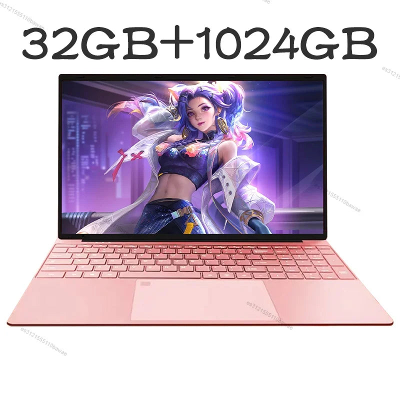 New 15.6" Inch Laptop, Windows 11 Pro N5095 1920x1080 32GB+2048 GB