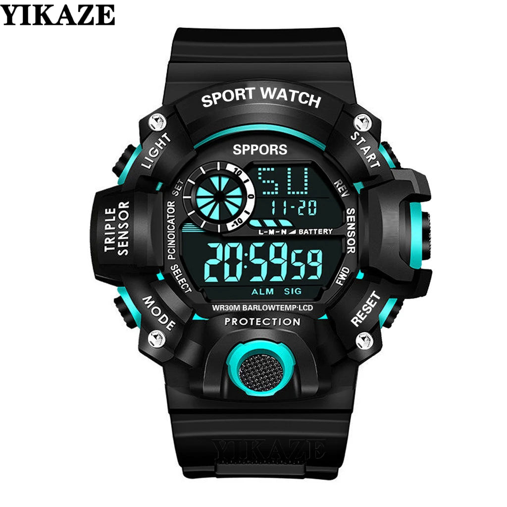 Military Digital Watch for Men Outdoor Men's Sports Watches Clock Waterproof