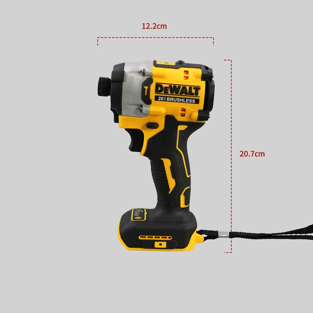 DEWALT DCF860 Kit Brushless Cordless Premium Impact Driver 282NM 20V Power Tool