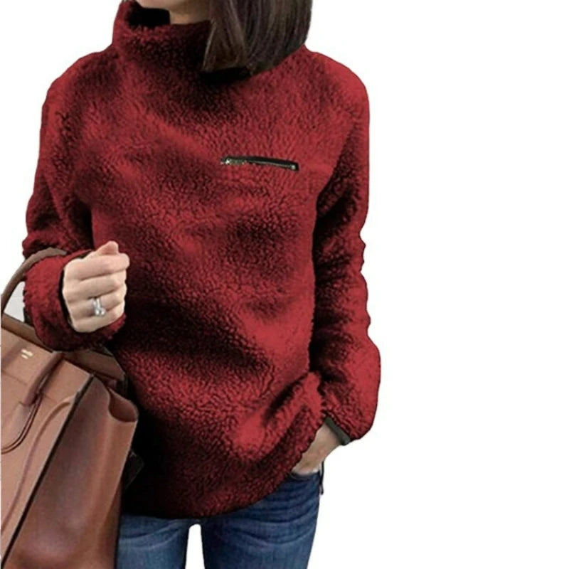 Winter Super Soft and Comfortable  Turtleneck Pullover Women's Sweater