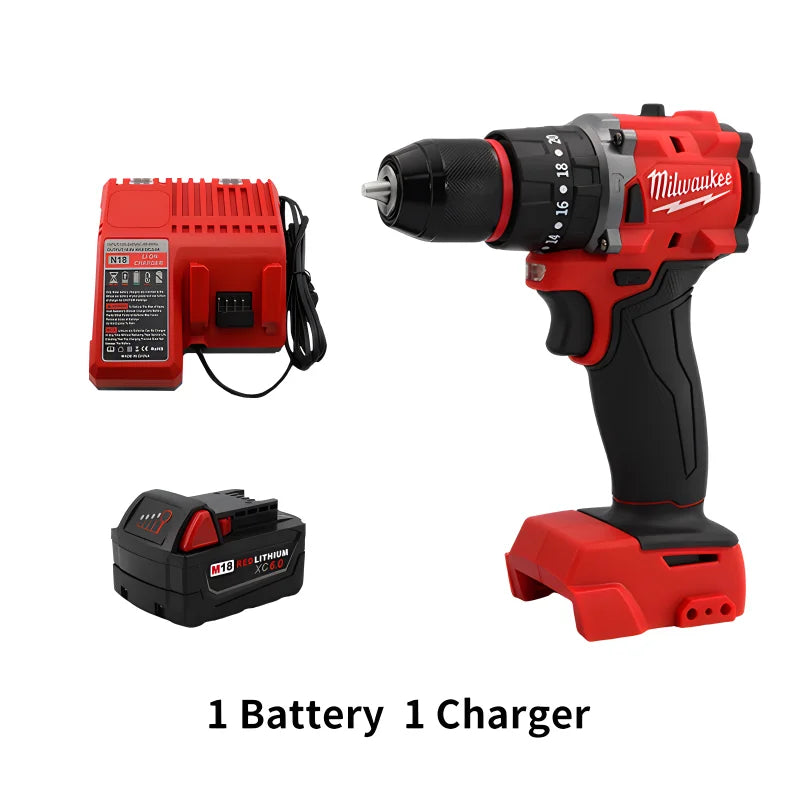 Milwaukee 150N.M Brushless  Impact Drill  Cordless Screwdriver 18V Battery