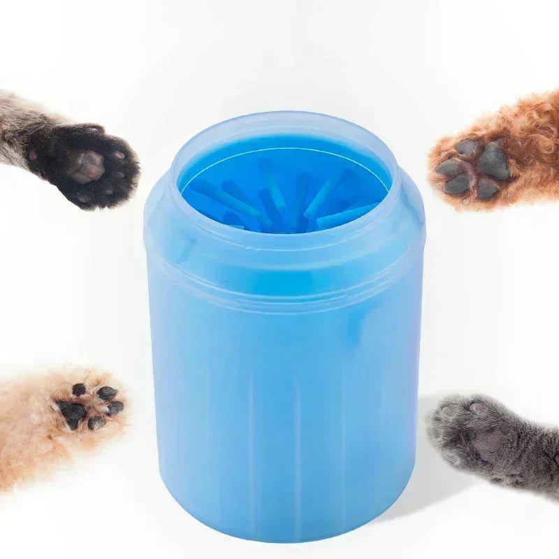 Dog Foot Cup Paw Washer Cleaner Dog Cat Foot Cleaning Brush Soft Silicone