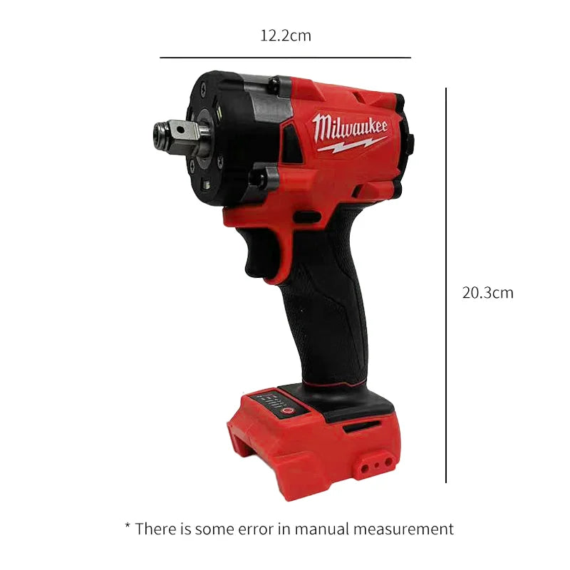 Milwaukee Brushless Cordless Electric Wrench 1/2 Car Truck  Impact Drill 18V