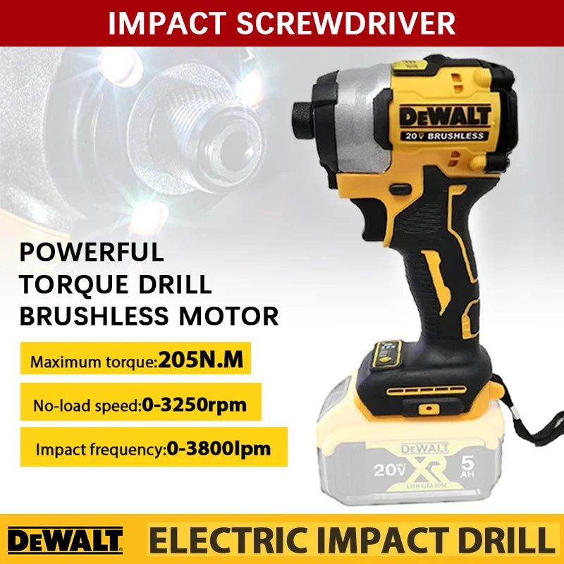 Dewalt DCF850 3250RPM Cordless Screwdriver 205N·m Brushless Drill Dewalt 20V