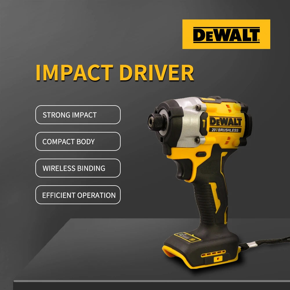 DEWALT DCF860 Kit Brushless Cordless Premium Impact Driver 282NM 20V Power Tool