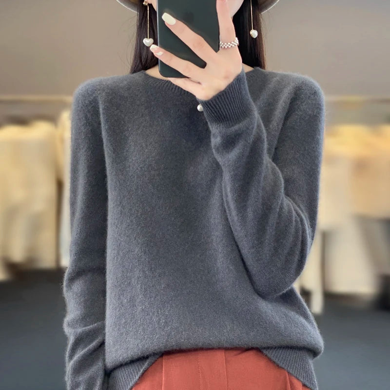 New cashmere sweater women's sweater in autumn and winter