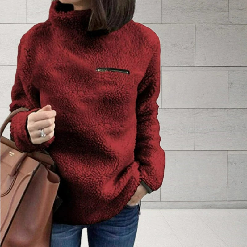 Winter Super Soft and Comfortable  Turtleneck Pullover Women's Sweater