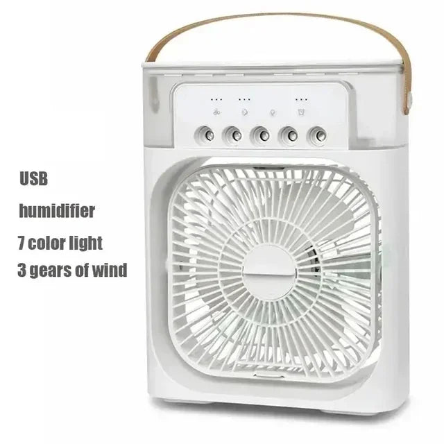 Portable 3-in-1 Humidifier Fan Mini Air Conditioner