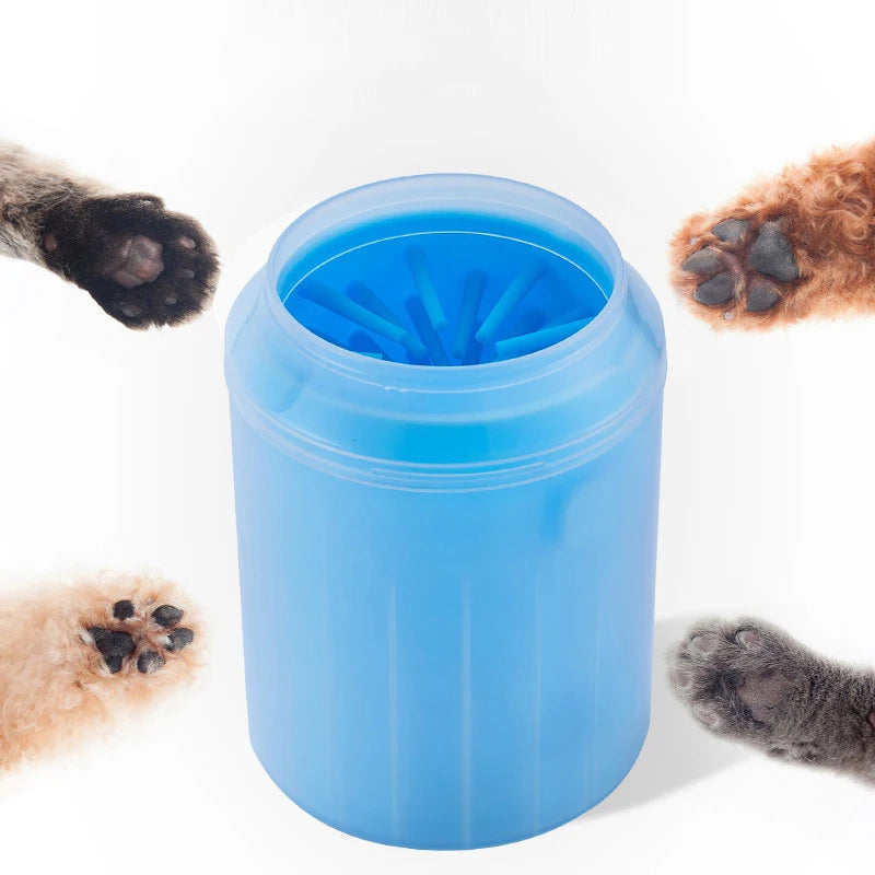 Dog Foot Cup Paw Washer Cleaner Dog Cat Foot Cleaning Brush Soft Silicone