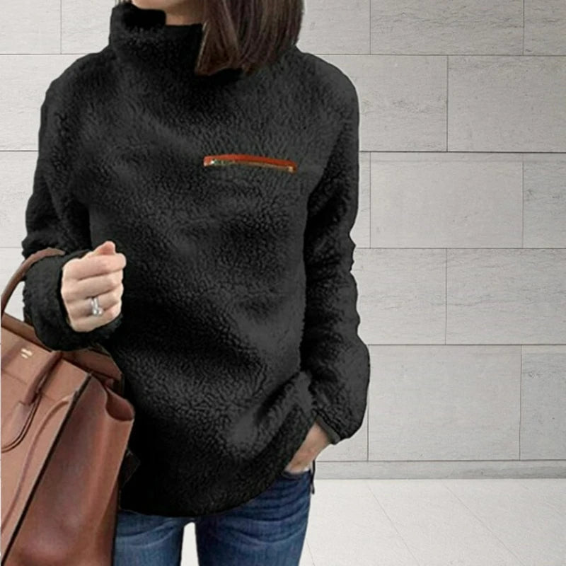 Winter Super Soft and Comfortable  Turtleneck Pullover Women's Sweater