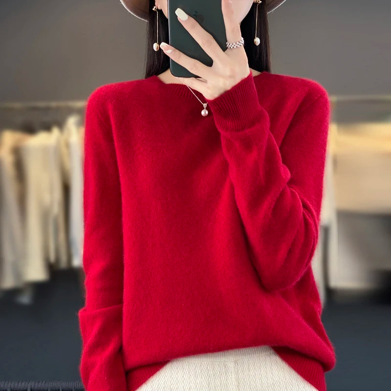 New cashmere sweater women's sweater in autumn and winter