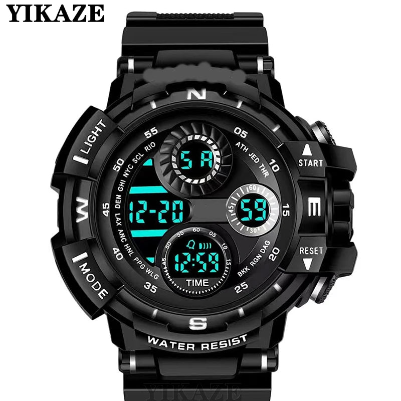 Military Digital Watch for Men Outdoor Men's Sports Watches Clock Waterproof