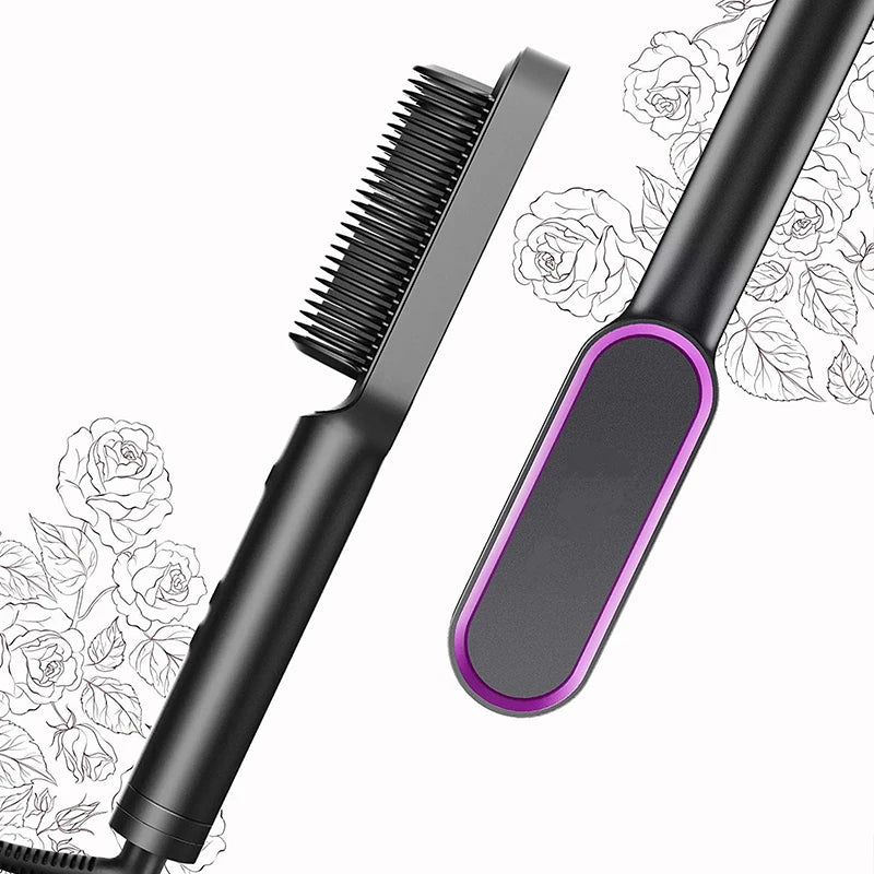 Electric Hair Straightener Brush Professional Fashion